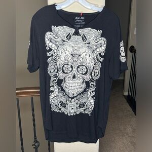 Ay Guey! Sugar Skull T Shirt